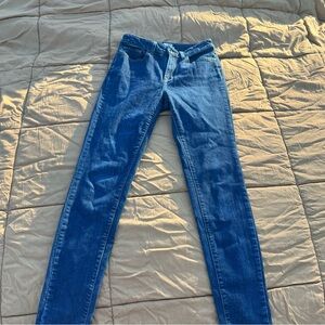 L.L. Bean Women's Classic Fit Straight Leg Jeans in Blue Size 6MT